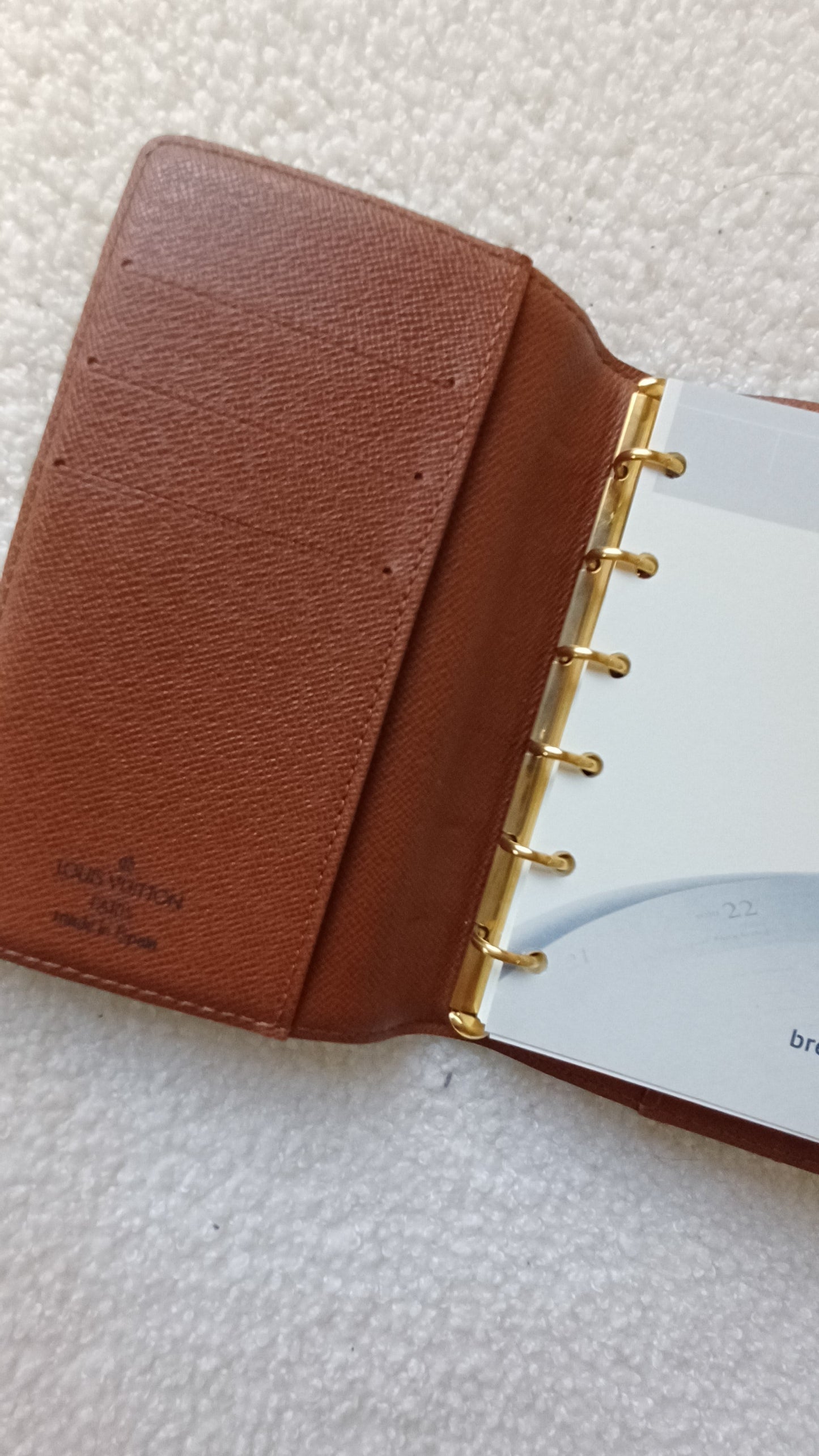 PM agenda cover Louis Vuitton