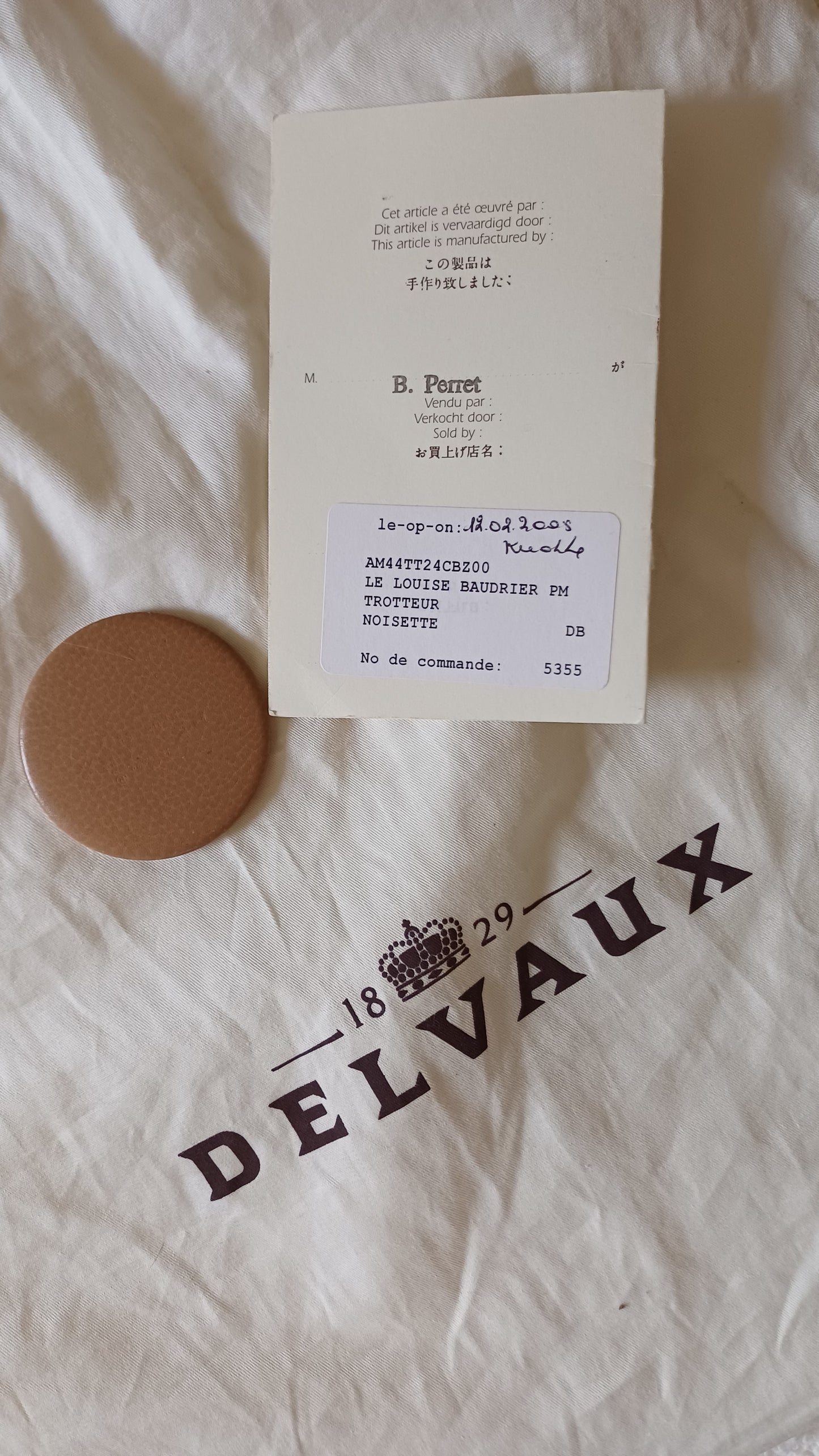 Delvaux Louise Baudrier PM.